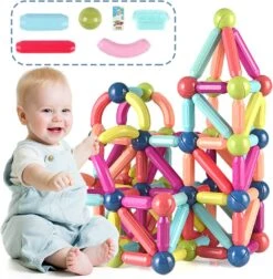 Educational Construction Toys(Educational Construction Toys 64 Pcs) -Best Household Items product name 1028096