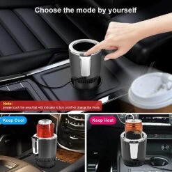 Smart Heating Cooling Cup Holder For Vehicle(Smart Heating Cooling Cup Holder For Vehicle) -Best Household Items product name 1073130