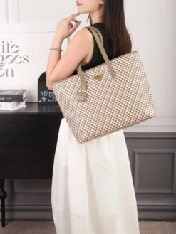 PRDA Logo Leather Tote Bag(Prda Logo Leather Tote Bag) -Best Household Items product name 1074696