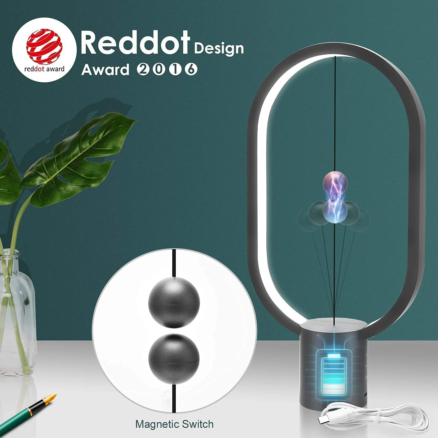 Bedside Table Lamp With Touch Dimmer(Bedside Table Lamp With Touch Dimmer) 5 Bedside Table Lamp With Touch Dimmer(Bedside Table Lamp With Touch Dimmer) - Image 3