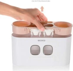 Wall Mount Toothpaste Dispenser(Wall Mount Toothpaste Dispenser) -Best Household Items product name 1097541