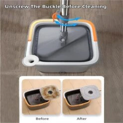 360° Bucket Spin Mop Set(360 Bucket Spin Mop Set) -Best Household Items product name 1181924