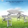Aluminum Alloy Outdoor Folding Table Chair(Aluminum Alloy Outdoor Folding Table Chair) 2 Aluminum Alloy Outdoor Folding Table Chair(Aluminum Alloy Outdoor Folding Table Chair) -Best Household Items product name 1223891