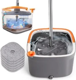 360° Bucket Spin Mop Set(360 Bucket Spin Mop Set) -Best Household Items product name 1313817