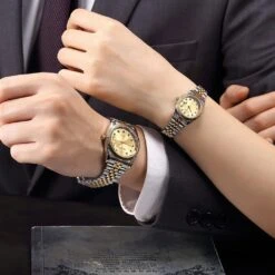 High-end Couple Gold Watch(High End Couple Gold Watch) -Best Household Items product name 1528030