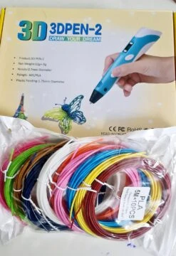 3D Pen Professional With Free 50 Meters Colour PLA Filaments | 1.75mm ABS/PLA Filament/Charger Cable And Free Pack(3d Pen Professional With Free 50 Meters Colour Pla Filaments 1 75mm Abs Pla Filament Charger Cable And Free Pack) -Best Household Items product name 1589268
