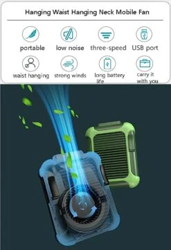 Cooling Fan & USB Necklace Fan For Travel(Cooling Fan Usb Necklace Fan For Travel) -Best Household Items product name 1614915