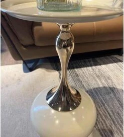 Open Circle Center Table Elegant Bedside Table White Carbon Steel Coffee Table Modern Black Nightstand Easy Assembly(COLOR, Black, White)(Open Circle Center Table Elegant Bedside Table White Carbon Steel Coffee Table Modern Black Nightstand Easy Assemblycolor Black White) -Best Household Items product name 1639110