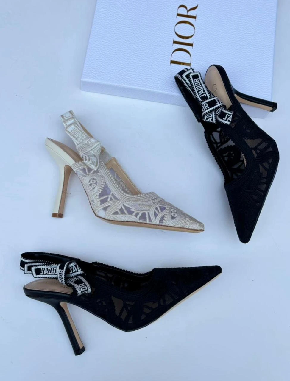 CD J'Adior Embroidered Slingback Pumps(Cd Jadior Embroidered Slingback Pumps) 5 CD J'Adior Embroidered Slingback Pumps(Cd Jadior Embroidered Slingback Pumps) - Image 3