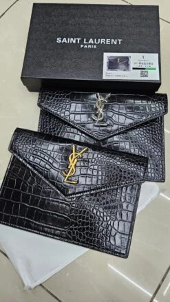 YSL Uptown Pouch In Crocodile Leather(Ysl Uptown Pouch In Crocodile Leather) -Best Household Items product name 2068844