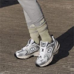 New Balance Ivory Mesh Low-top Running Sneakers(New Balance Ivory Mesh Low Top Running Sneakers) -Best Household Items product name 2116417