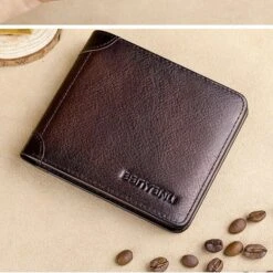 Men's RFID Genuine Leather Durable Vintage Wallet(Mens Rfid Genuine Leather Durable Vintage Wallet) -Best Household Items product name 2239704