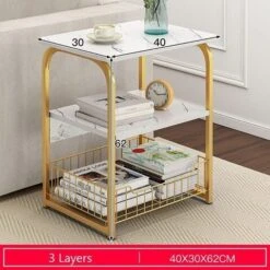 Countertop Bedside End Table(Marble Countertop Bedside End Table) 13 Countertop Bedside End Table(Marble Countertop Bedside End Table) -Best Household Items product name 2245543