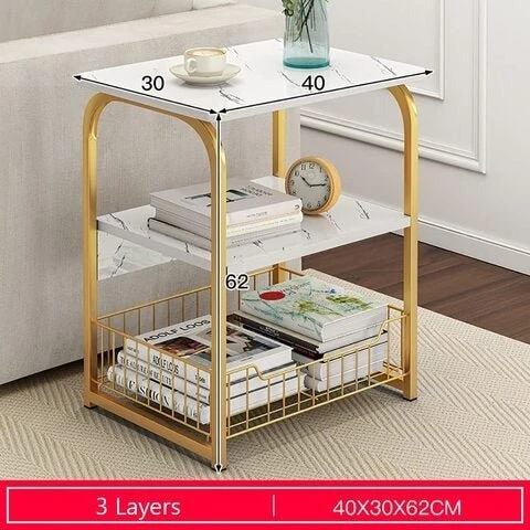 Countertop Bedside End Table(Marble Countertop Bedside End Table) 8 Countertop Bedside End Table(Marble Countertop Bedside End Table) - Image 6