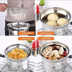 Stainless Steel Steamer Pot Cookware(Stainless Steel Steamer Pot) -Best Household Items product name 2334085