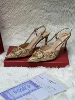 V Buckle High Heeled Crystal Sandals(High Heeled Crystal Sandals For Women) -Best Household Items product name 2368034