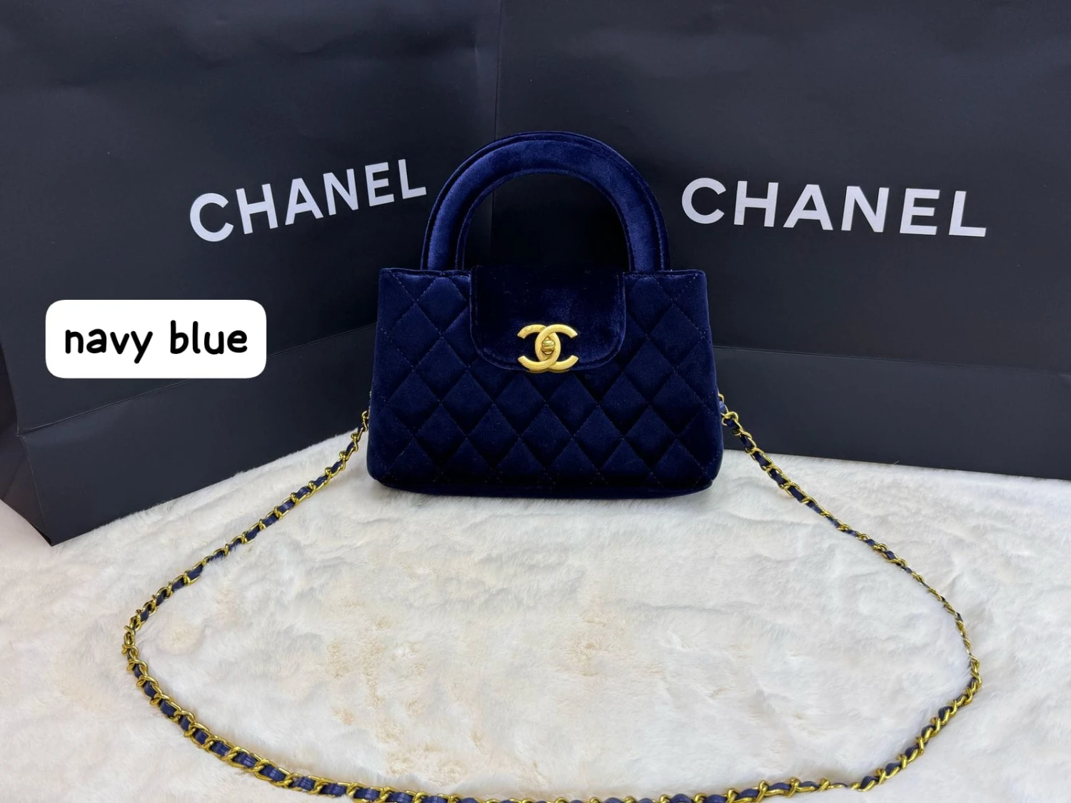 CH Kelly Mini Shopping Bag Velvet Fabric(Ch Kelly Mini Shopping Bag Velvet Fabric) 5 CH Kelly Mini Shopping Bag Velvet Fabric(Ch Kelly Mini Shopping Bag Velvet Fabric) - Image 3