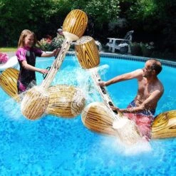 Wood Grain Floating Rafts-Two Floating Rafts, Two Sticks(Wood Grain Floating Rafts Two Floating Rafts Two Sticks) -Best Household Items product name 2610477