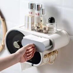 Wall Mount Toilet Roll PaperOrganizer(Wall Mount Toilet Roll Paper Organizer)