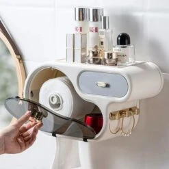 Wall Mount Toilet Roll PaperOrganizer(Wall Mount Toilet Roll Paper Organizer) -Best Household Items product name 3074091