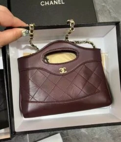 CH 31 Calfskin, Lambskin Leather Bag(Ch 31 Calfskin Lambskin Leather Bag)