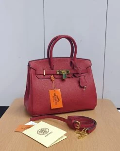 𝐇 Clemence LeatherBag (30*24*15cm)(𝐇 Birkin Clemence Bag 30 24 15cm) -Best Household Items product name 3291443