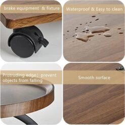 Versatile And Movable Coffee Table - Small Tea Table With Wheels, Perfect For Sofa, Bedroom, And Bedside - C-Type Side Table For Stylish Convenience(Versatile And Movable Coffee Table Small Tea Table With Wheels Perfect For Sofa Bedroom And Bedside C Type Side Table For Stylish Convenience) 17 Versatile And Movable Coffee Table - Small Tea Table With Wheels, Perfect For Sofa, Bedroom, And Bedside - C-Type Side Table For Stylish Convenience(Versatile And Movable Coffee Table Small Tea Table With Wheels Perfect For Sofa Bedroom And Bedside C Type Side Table For Stylish Convenience) -Best Household Items product name 3310053