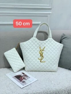 YSL ICARE Maxi Quilted Tote Bag With Pouch(Ysl Icare Maxi Quilted Tote Bag With Pouch) -Best Household Items product name 3376200