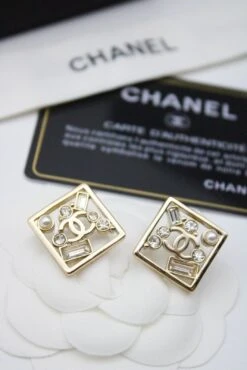 CH - CC Stud Earrings(Ch Cc Stud Earrings) -Best Household Items product name 3661225
