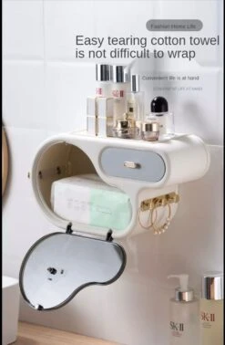 Wall Mount Toilet Roll PaperOrganizer(Wall Mount Toilet Roll Paper Organizer) -Best Household Items product name 3668096