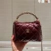CH Mini Leather Bag With Top Handle(Ch Mini Leather Bag With Top Handle)