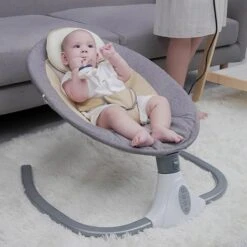 Baby Cradle | Baby Crib Cradle | Adjustable Portable Baby Electric SwingRocking Chair(Baby Electric Swing Cradle) -Best Household Items product name 3734944