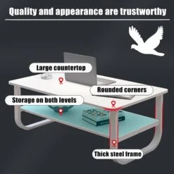 Simple Modern Coffee Table For Living Room - Light Luxury And Creative Square Design In Marble White (SIZE 100*60*42)(Simple Modern Coffee Table For Living Room Light Luxury And Creative Square Design In Marble White Size 100 60 42) -Best Household Items product name 3770729