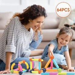 Educational Construction Toys(Educational Construction Toys 64 Pcs)