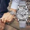 Watch Men's Fashion Business Skeleton Watch(Watch Mens Fashion Business Skeleton Watch)