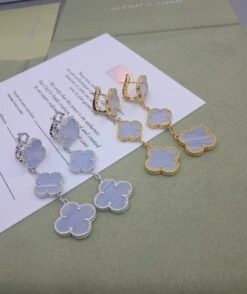 VCA Alhambra Earrings 3 Motifs(Vca Alhambra Earrings 3 Motifs) -Best Household Items product name 4115851