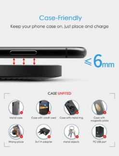Qi-Certified Fast Wireless Charging Pad(Qi Certified Fast Wireless Charging Pad) -Best Household Items product name 4213005