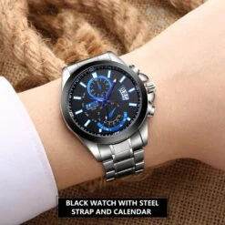 BOSCA Men's Watch Luminous Watch(Bosck Mens Watch Calendar Sports Waterproof Calendar Large Dial Luminous Watch) -Best Household Items product name 4374531