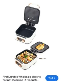 10 In 1 Electric Grill With Cooking Pot, Multifunctional Cooker(10 In 1 Electric Grill With Cooking Pot Multifunctional Cooker) -Best Household Items product name 4488758