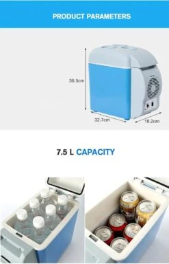 Car Fridge | Portable Mini Car Refrigerator | Camping Fridge 12V(Car Fridge 12v) -Best Household Items product name 4527117