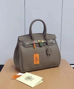 𝐇 Clemence LeatherBag (30*24*15cm)(𝐇 Birkin Clemence Bag 30 24 15cm) -Best Household Items product name 4529969