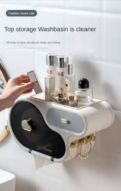 Wall Mount Toilet Roll PaperOrganizer(Wall Mount Toilet Roll Paper Organizer) -Best Household Items product name 4625807