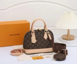LV Alma Damier Canvas Leather Bag(Lv Alma Damier Canvas Bag) -Best Household Items product name 4640263
