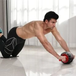 Auto Rebound Abdominal Muscle Wheel(Auto Rebound Abdominal Muscle Wheel) -Best Household Items product name 4775186