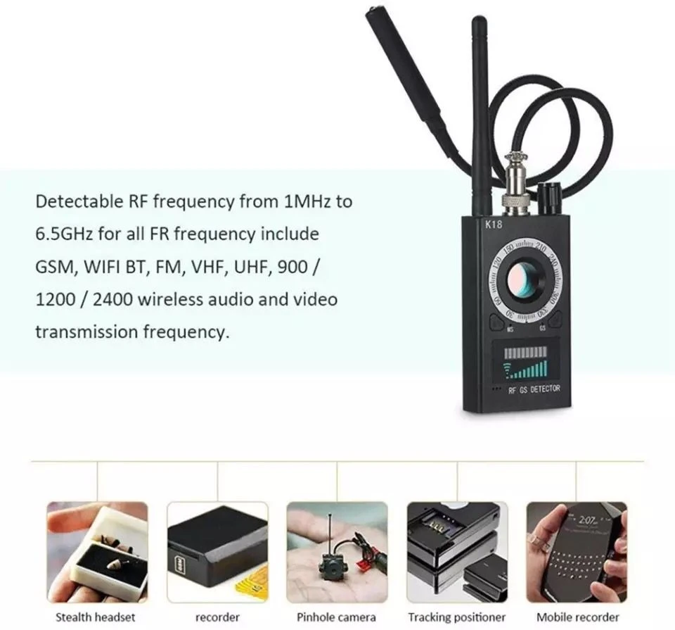 Anti-Spy Detector For Listening GPS Tracker Device With Vibration(Anti Spy Detector For Listening Gps Tracker Device With Vibration) 4 Anti-Spy Detector For Listening GPS Tracker Device With Vibration(Anti Spy Detector For Listening Gps Tracker Device With Vibration) - Image 2