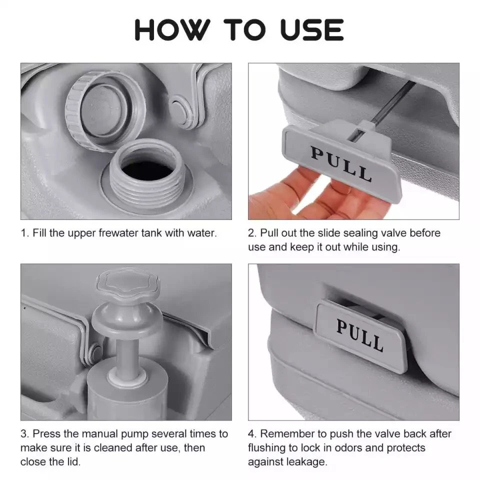 Portable Toilet Seat Outdoor Travel Camping(Portable Toilet Seat Outdoor Travel Camping) 4 Portable Toilet Seat Outdoor Travel Camping(Portable Toilet Seat Outdoor Travel Camping) - Image 2