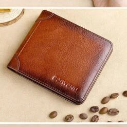 Men's RFID Genuine Leather Durable Vintage Wallet(Mens Rfid Genuine Leather Durable Vintage Wallet) -Best Household Items product name 5086226