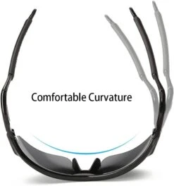 Sports Sunglasses Black Frame(Sports Polarized Sunglasses Black Frame And Gray Lens) -Best Household Items product name 5198302