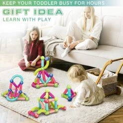 Educational Construction Toys(Educational Construction Toys 64 Pcs) -Best Household Items product name 5260664