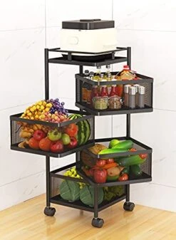 Thickened Metal Kitchen Vegetable Storage Basket(Thickened Metal Kitchen Vegetable Storage Basket)
